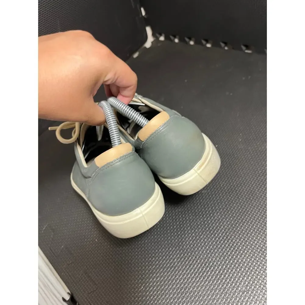 Ecco Women's Soft 7 Leather Sneaker Comfort Shoe Lace Up Teal Blue Size 41 US 11